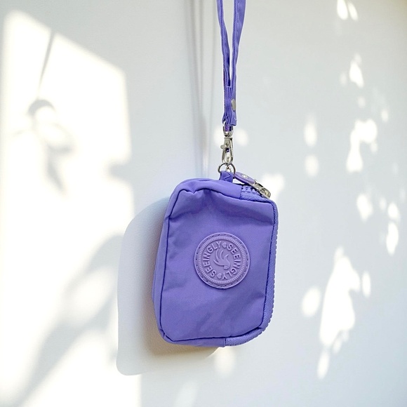 Taro Color Small Wallet or Cosmetic Wristlet - Picture 2 of 6